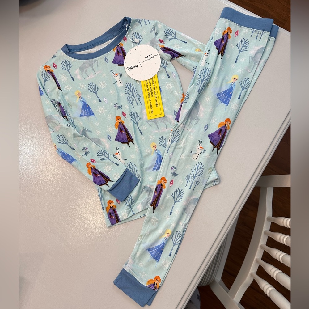 Little Sleepies 4T Frozen 2 piece NWT